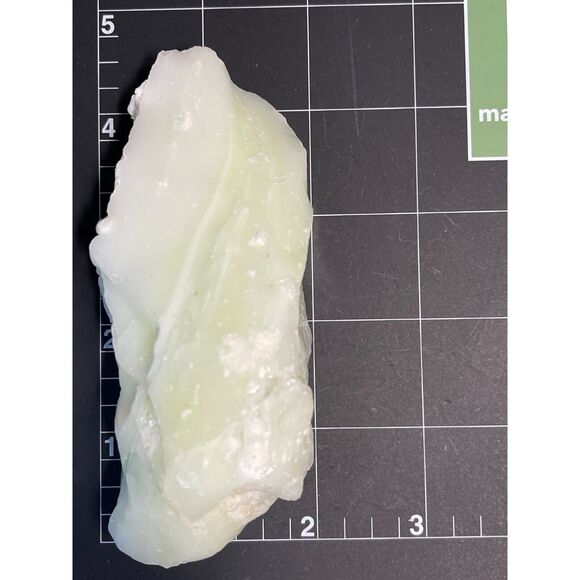 Jadeite Multitone Glowing Layered Slag Uranium Art Glass Cullet #GLXL2369 - Picture 5 of 5